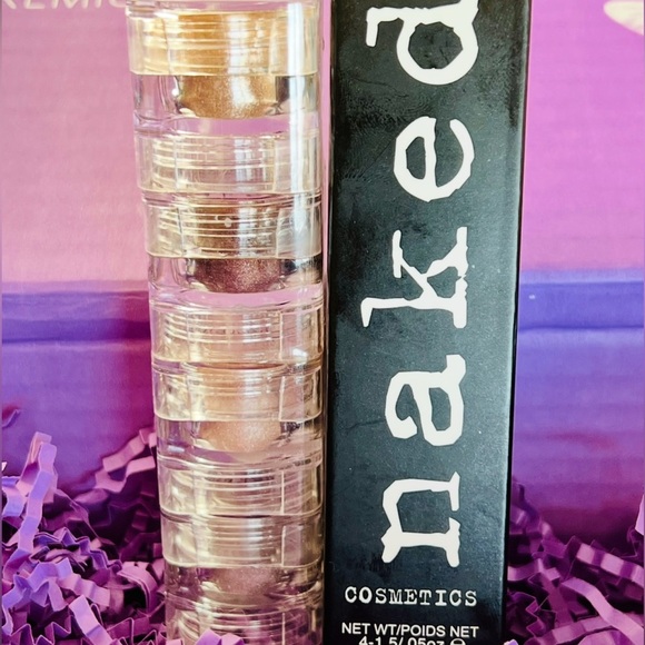 Naked Cosmetics Loose Pigment Set - 4 Stackable Eyeshadows Set in Sierra… - Picture 4 of 8